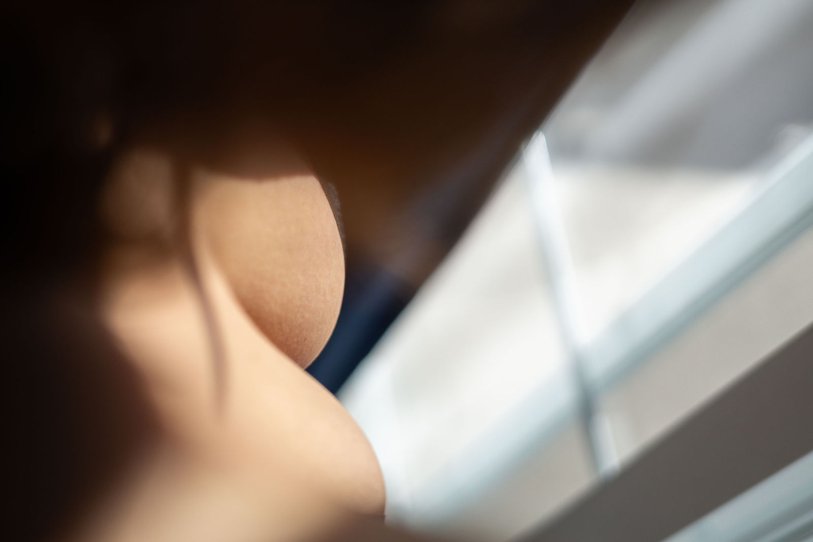 Nu artistique, courbe en flou artistique